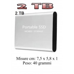 HARD DISK 2 TB tascabile/slim