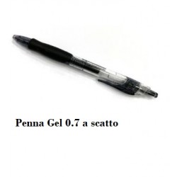 Penna gel R2 a Scatto 0,7 Nera