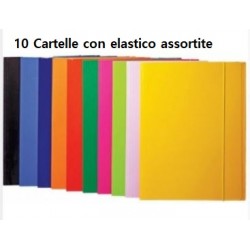 10 Cartelle Con ELASTICO...