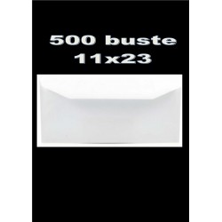 500 Buste 11x23 bianche -...